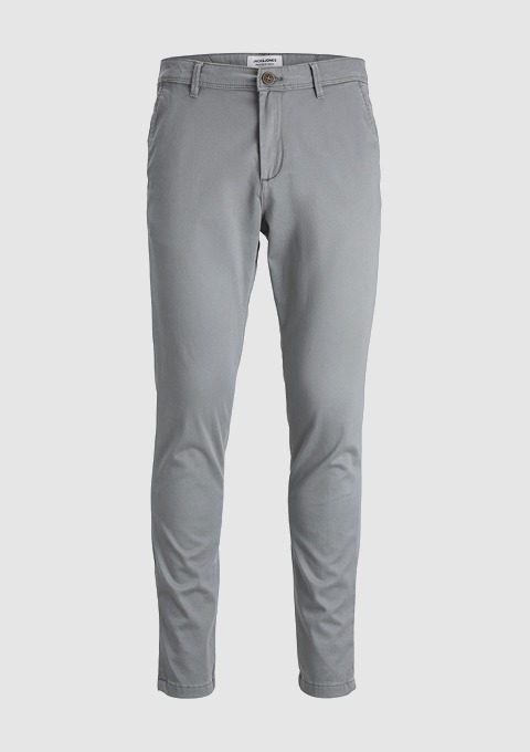 Graue Chinohose in slim Fit. Graue Chinohose in slim Fit.
