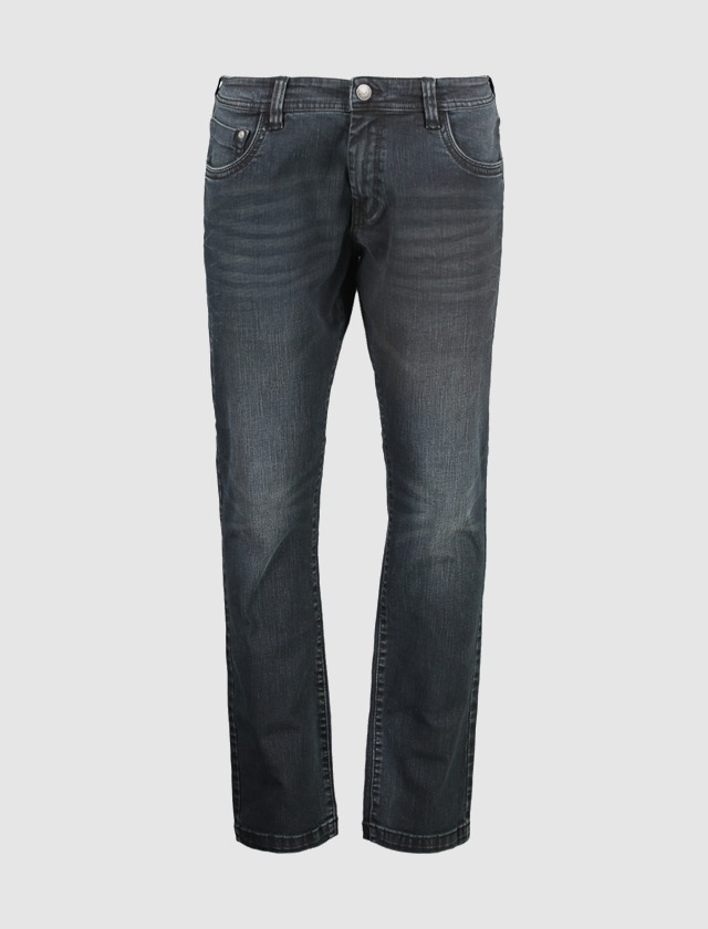 Eine schwarze Jeanshose. Eine schwarze Jeanshose.