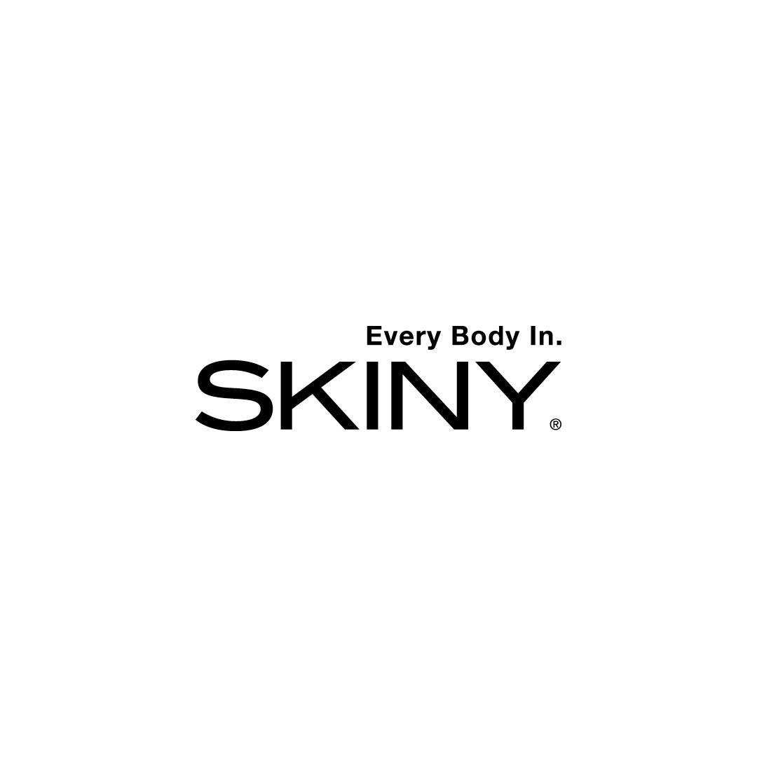 Logo von SKINY mit dem Slogan "Every Body In."