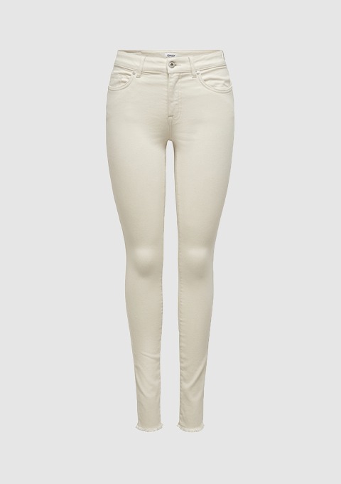 Beige Skinny Jeans.