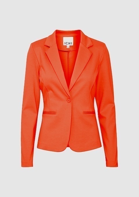 Ein orangener Blazer von ICHI.