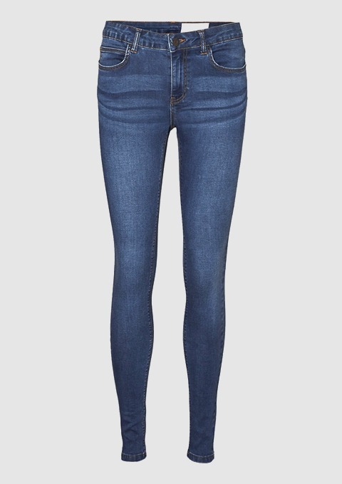Eine dunkelblaue Jeanshose. Eine dunkelblaue Jeanshose.