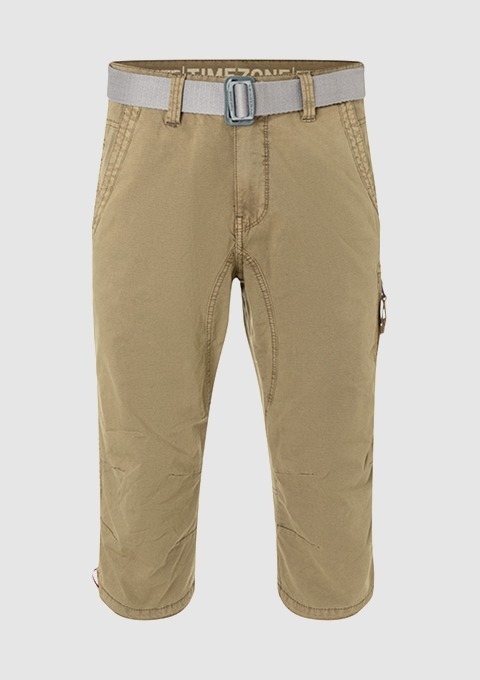 Beige Shorts mit Gürtel von der Marke Timezone. Beige Shorts mit Gürtel von der Marke Timezone.