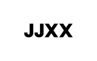 Das Bild zeigt die Buchstaben "JJXX" in fetter Schrift.