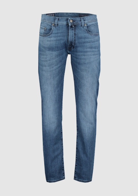 Eine Paar blaue Jeans. Eine Paar blaue Jeans.
