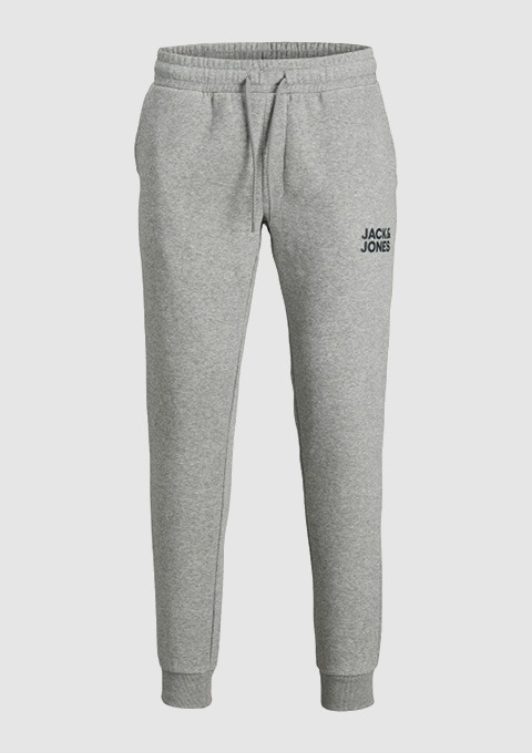 Grau Jogginghose mit Logo von JACK & JONES.