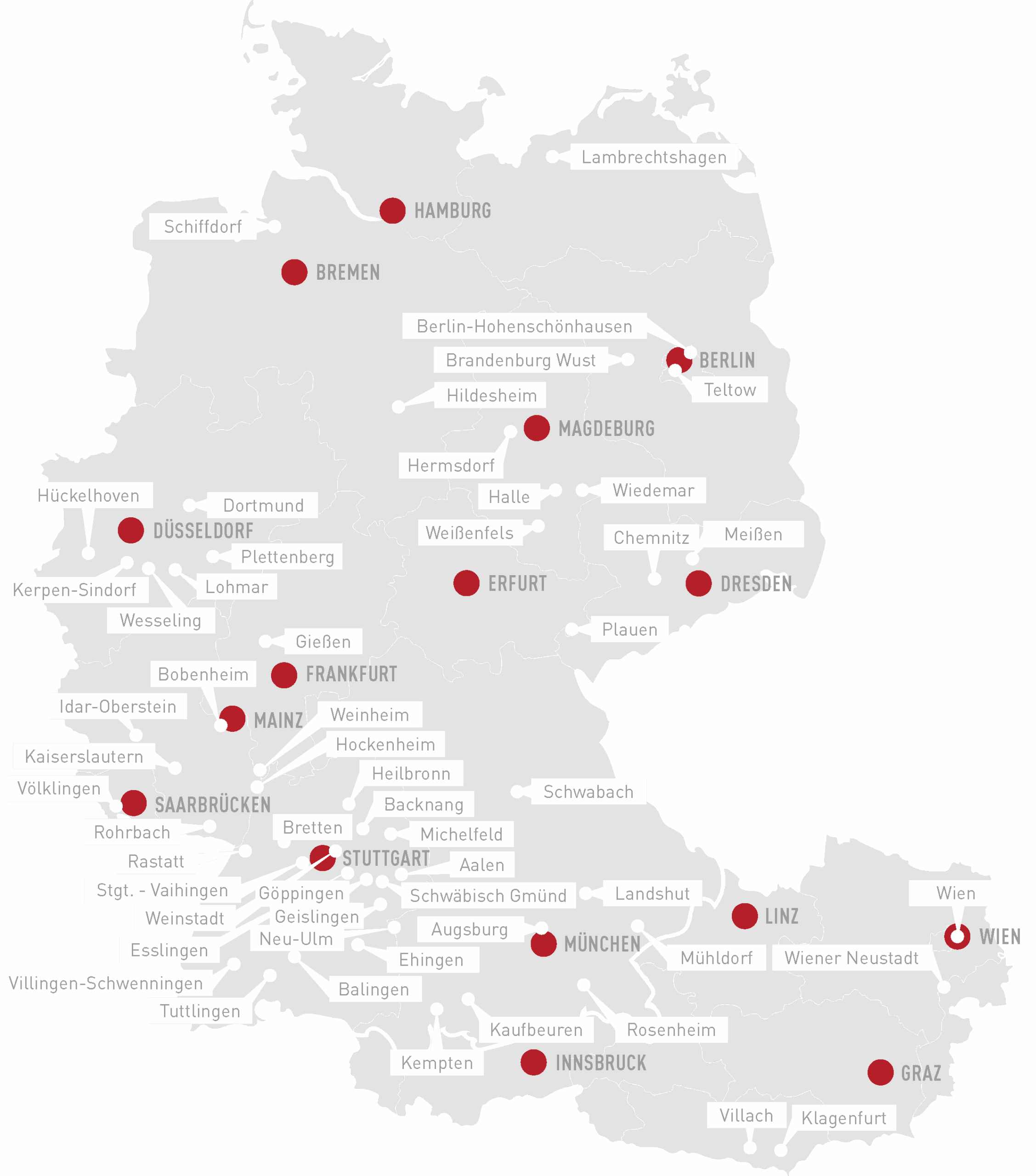 Unsere Standorte