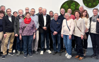 Alterssenioren der Freiwilligen Feuerwehr Michelfeld zu Gast in der Modepark Röther Zentrale in Michelfeld.