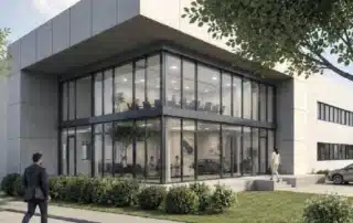 Neues Bürogebäude am Standort Michelfeld geplant