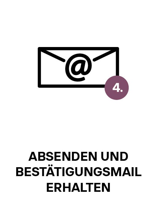 Absenden und Bestätigungsmail