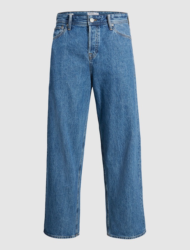 Worn-out Jeans mit hohem Bund, ideal für einen entspannten und modischen Look. Worn-out Jeans mit hohem Bund, ideal für einen entspannten und modischen Look.